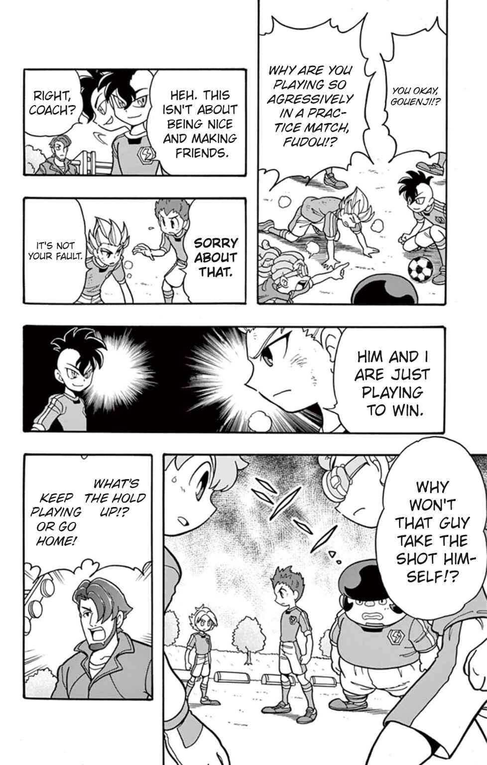 Page 8 Chapter 4 Inazuma Eleven: Baku Gaidenshuu