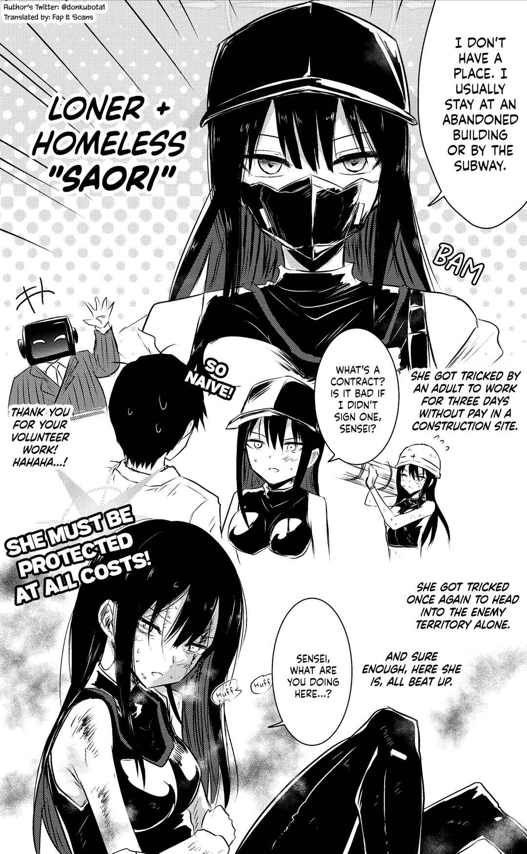 Page 1 Chapter Unknown_d77d Blue Archive - Kubokens Saori Shorts