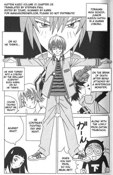 Page 1 Chapter 2 Kaizou Does What He Wants