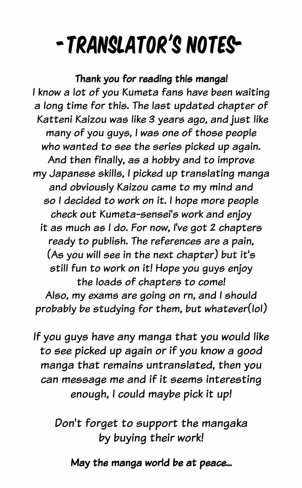 Page 18 Chapter 56 Kaizou Does What He Wants