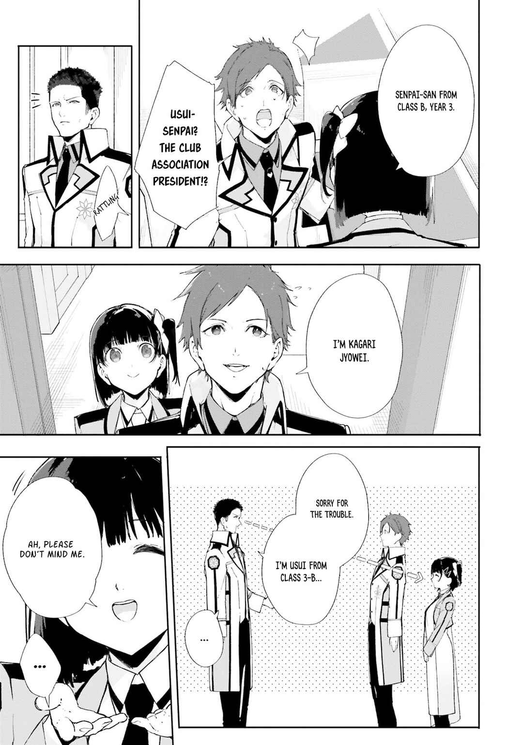 Page 14 Chapter 3 Shin Mahouka Koukou no Rettousei - Cygnus no Otome-tachi