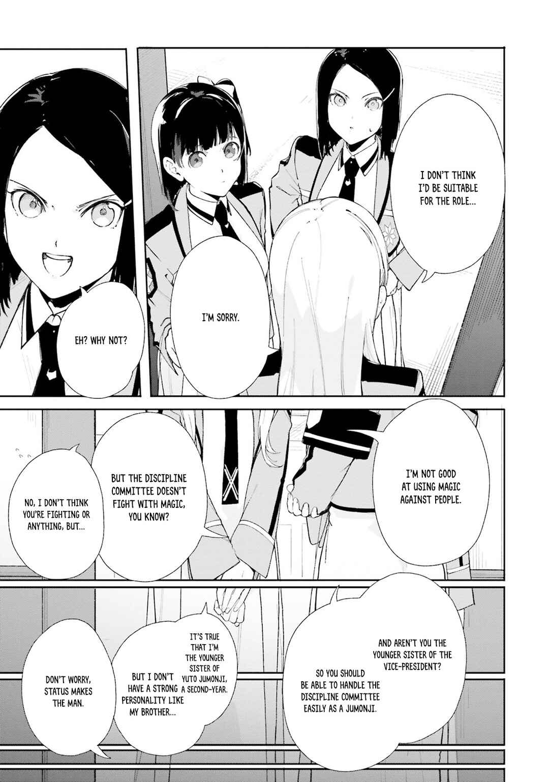 Page 24 Chapter 3 Shin Mahouka Koukou no Rettousei - Cygnus no Otome-tachi