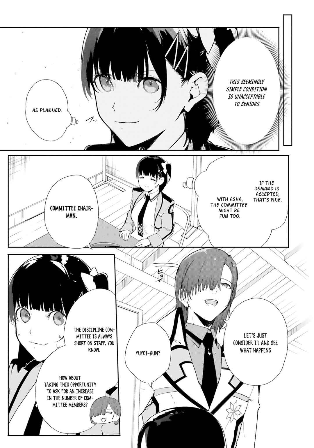 Page 36 Chapter 3 Shin Mahouka Koukou no Rettousei - Cygnus no Otome-tachi