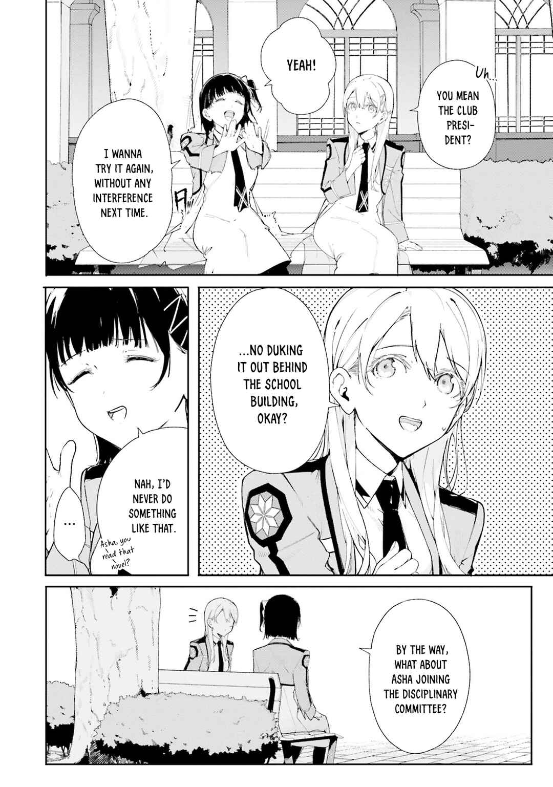 Page 11 Chapter 5 Shin Mahouka Koukou no Rettousei - Cygnus no Otome-tachi