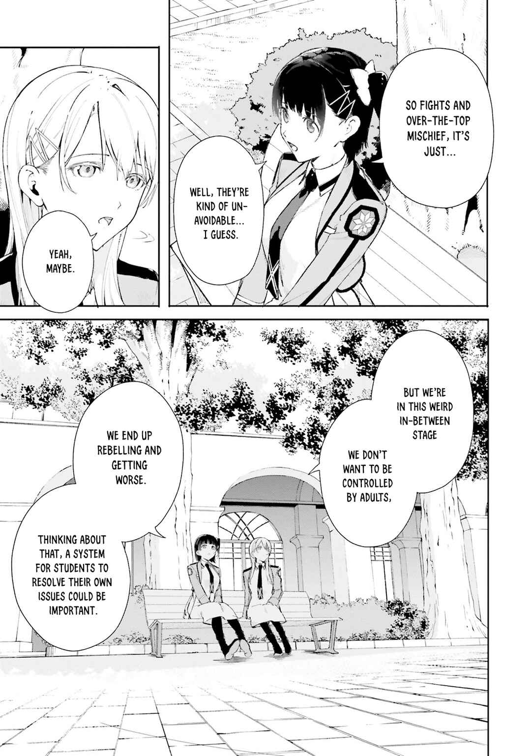 Page 14 Chapter 5 Shin Mahouka Koukou no Rettousei - Cygnus no Otome-tachi