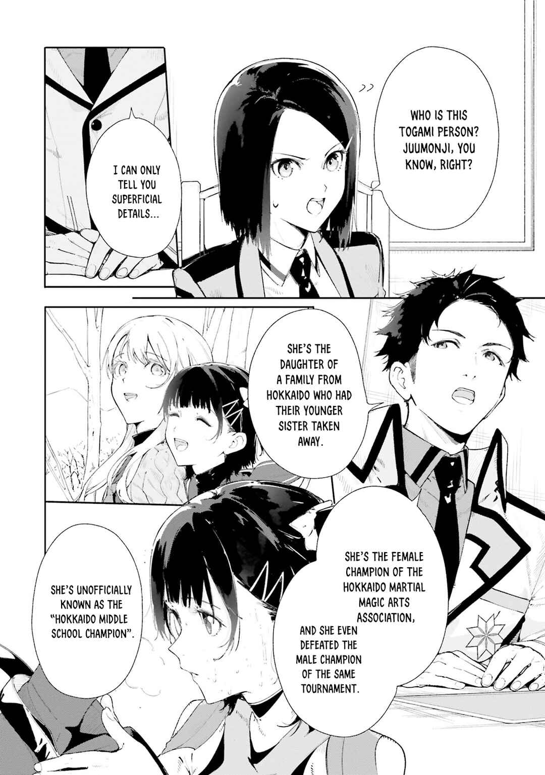 Page 7 Chapter 5 Shin Mahouka Koukou no Rettousei - Cygnus no Otome-tachi