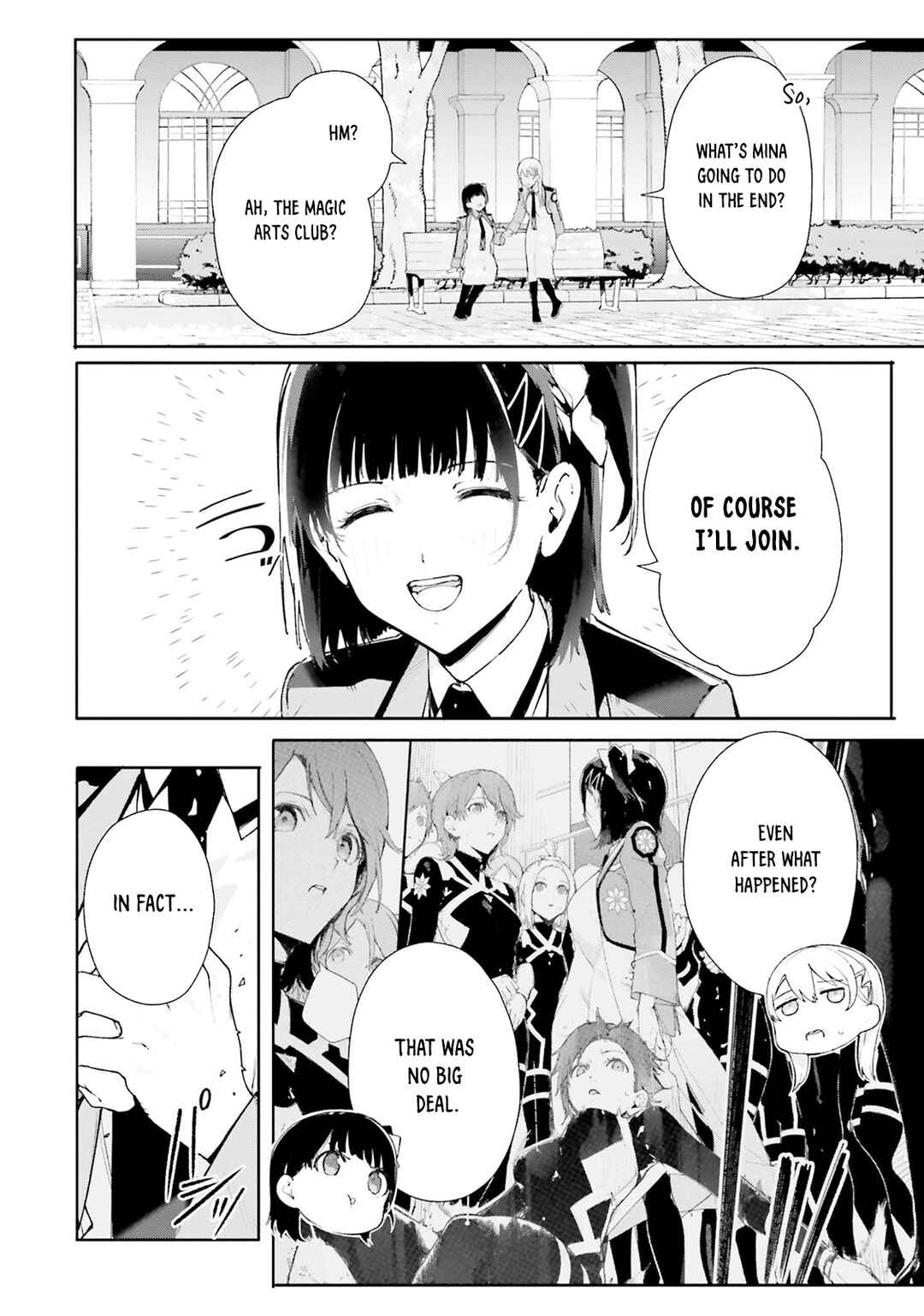 Page 9 Chapter 5 Shin Mahouka Koukou no Rettousei - Cygnus no Otome-tachi