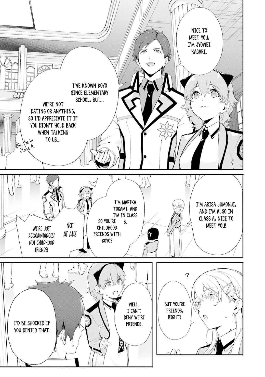 Page 14 Chapter 2 Shin Mahouka Koukou no Rettousei - Cygnus no Otome-tachi