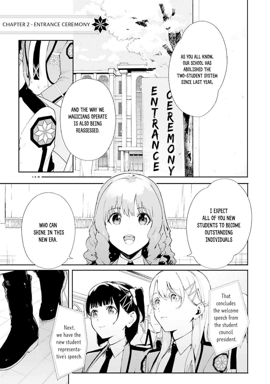Page 2 Chapter 2 Shin Mahouka Koukou no Rettousei - Cygnus no Otome-tachi