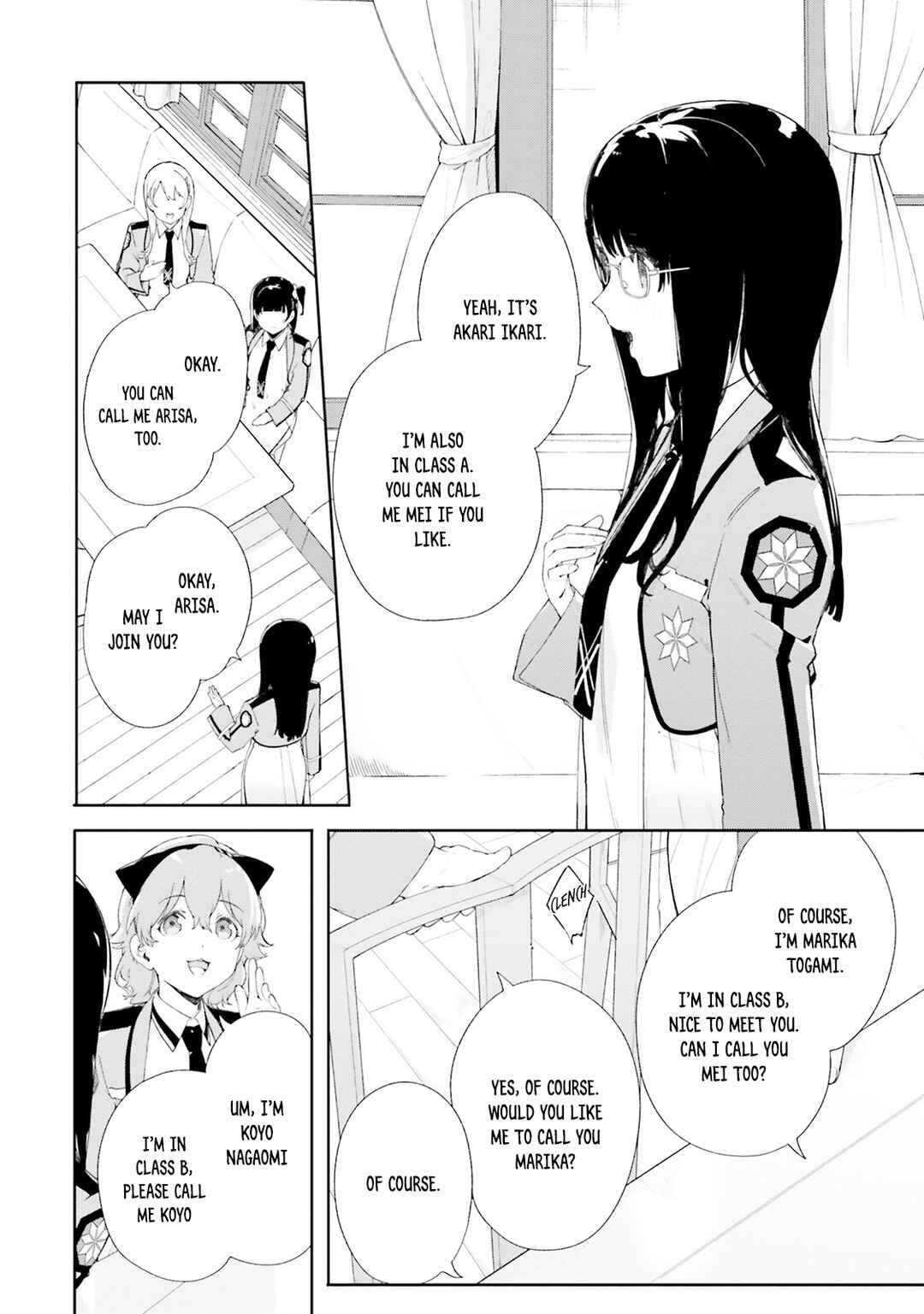 Page 25 Chapter 2 Shin Mahouka Koukou no Rettousei - Cygnus no Otome-tachi