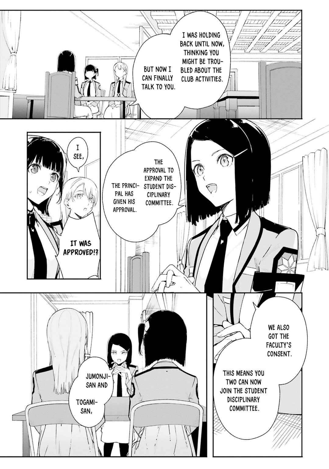 Page 28 Chapter 9 Shin Mahouka Koukou no Rettousei - Cygnus no Otome-tachi