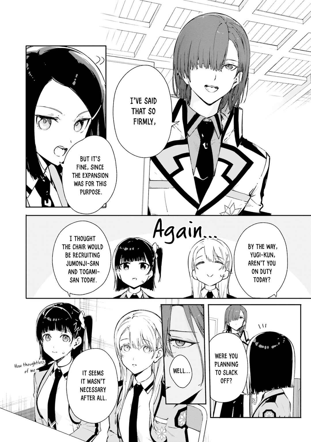 Page 31 Chapter 9 Shin Mahouka Koukou no Rettousei - Cygnus no Otome-tachi