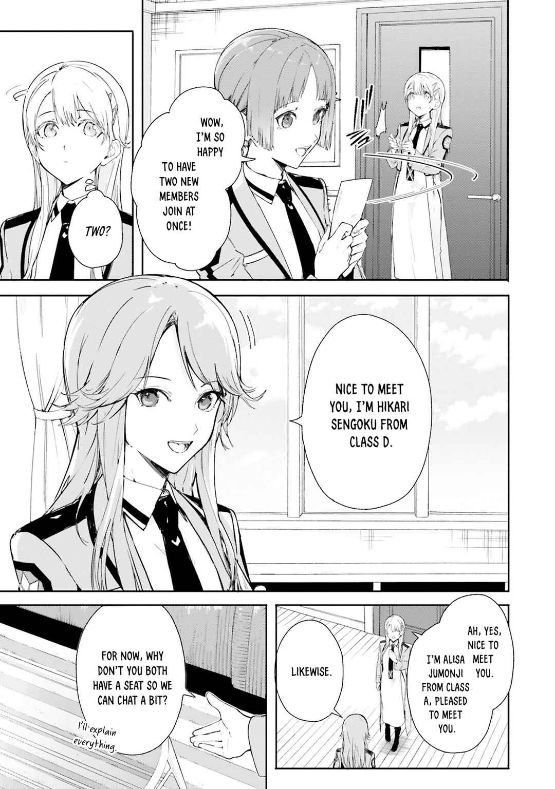 Page 6 Chapter 9 Shin Mahouka Koukou no Rettousei - Cygnus no Otome-tachi