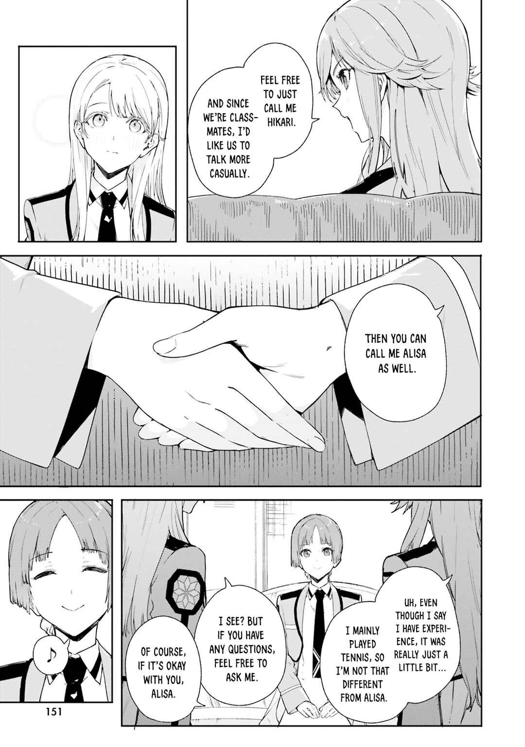 Page 8 Chapter 9 Shin Mahouka Koukou no Rettousei - Cygnus no Otome-tachi