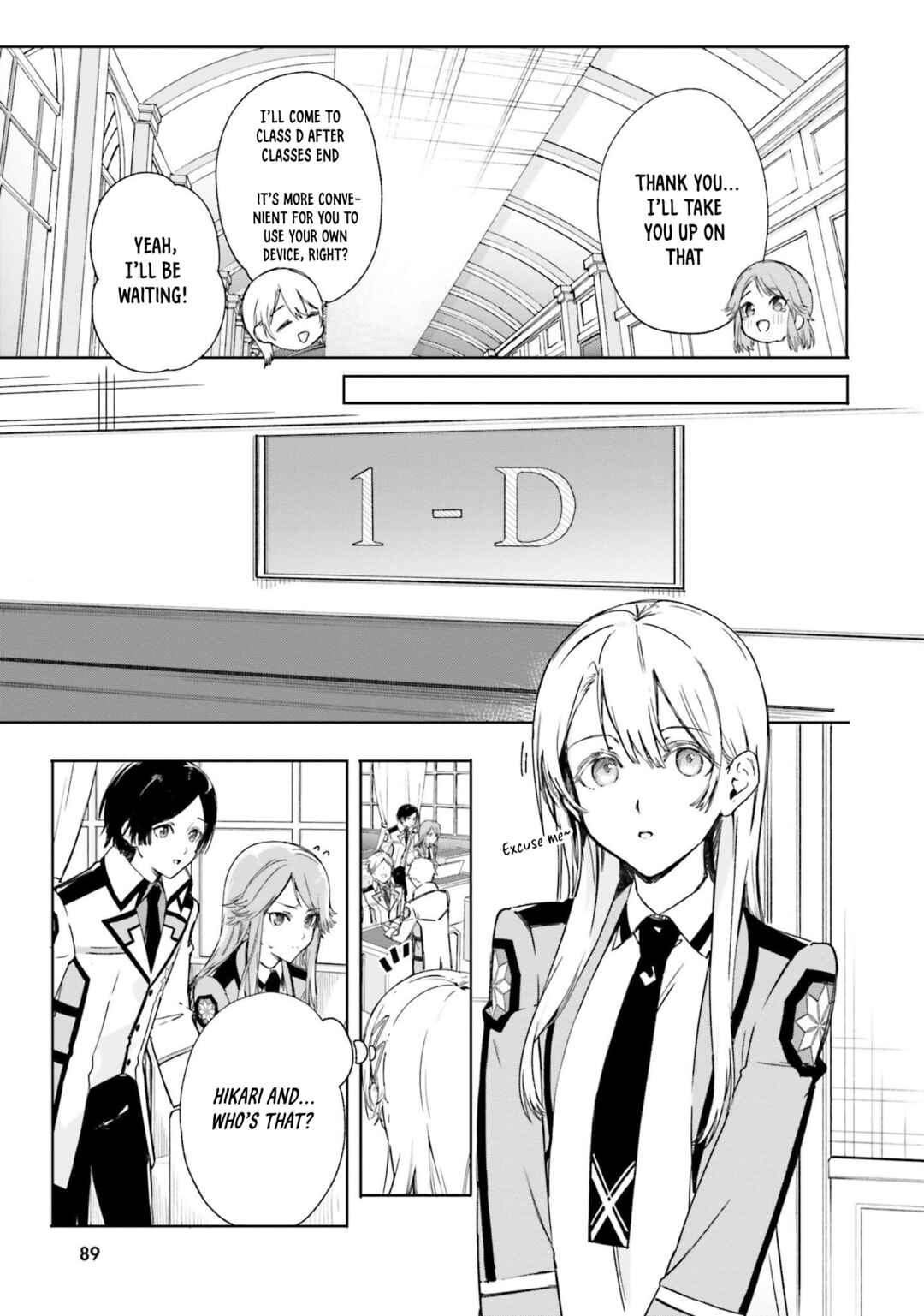 Page 8 Chapter 14 Shin Mahouka Koukou no Rettousei - Cygnus no Otome-tachi