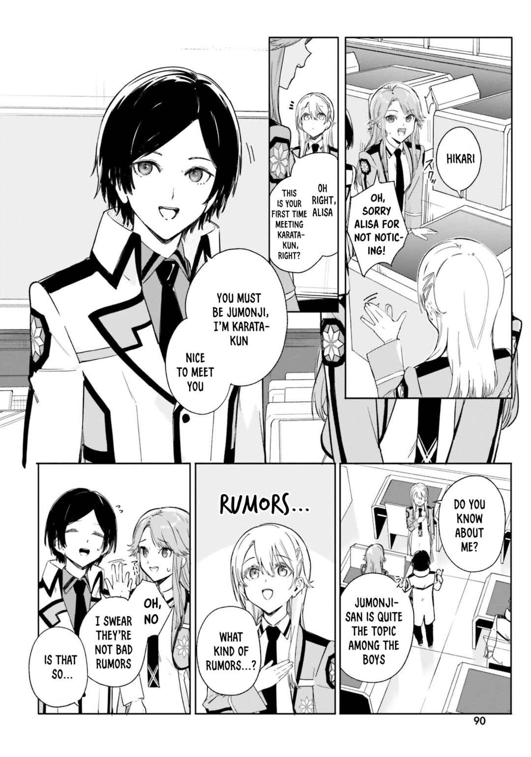Page 9 Chapter 14 Shin Mahouka Koukou no Rettousei - Cygnus no Otome-tachi