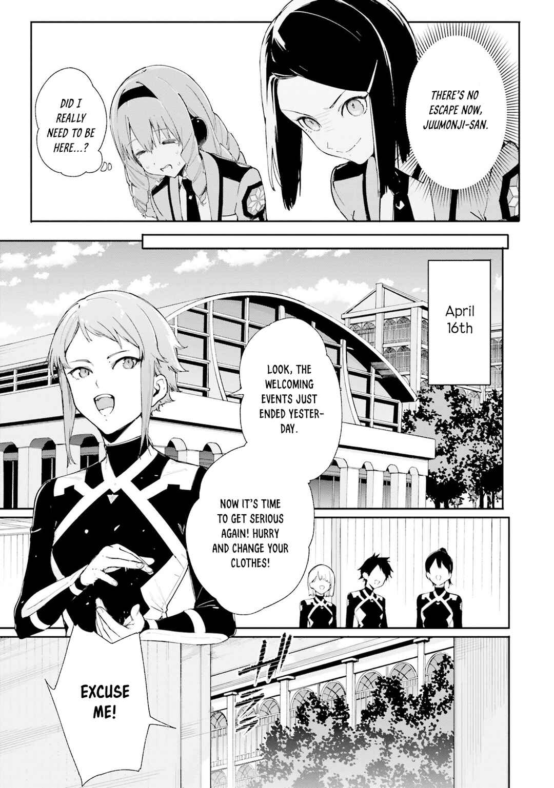 Page 14 Chapter 8 Shin Mahouka Koukou no Rettousei - Cygnus no Otome-tachi