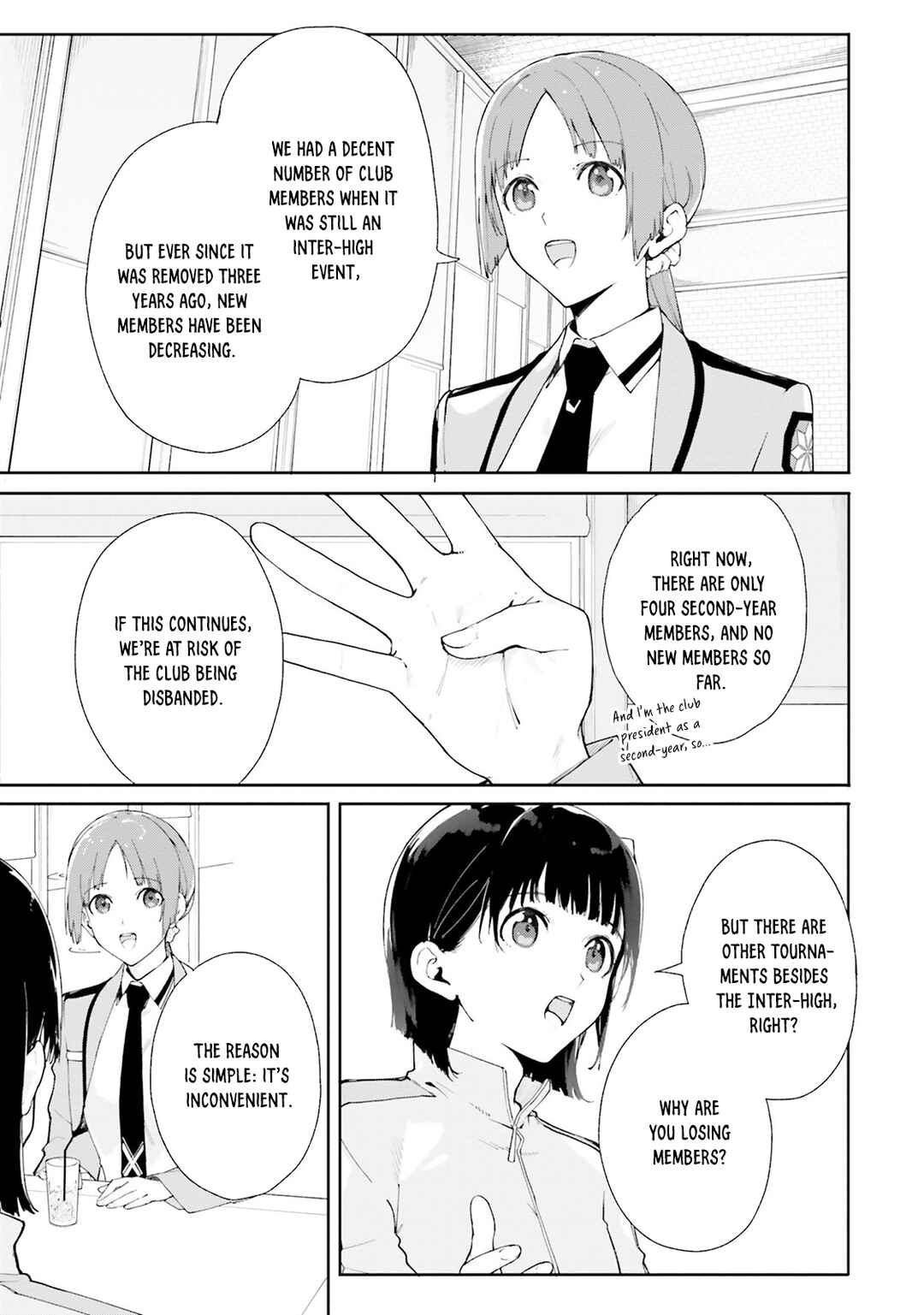 Page 20 Chapter 6 Shin Mahouka Koukou no Rettousei - Cygnus no Otome-tachi