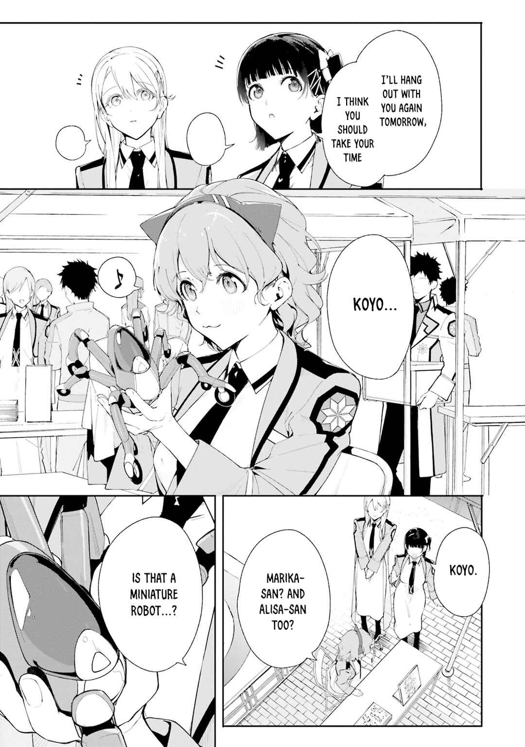 Page 8 Chapter 6 Shin Mahouka Koukou no Rettousei - Cygnus no Otome-tachi