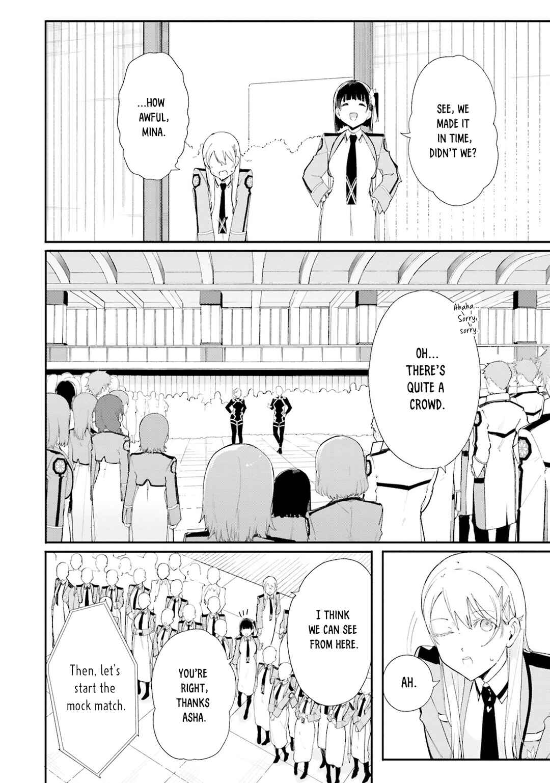 Page 9 Chapter 4 Shin Mahouka Koukou no Rettousei - Cygnus no Otome-tachi