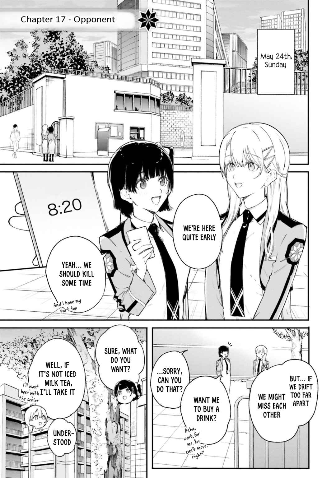 Page 2 Chapter 17 Shin Mahouka Koukou no Rettousei - Cygnus no Otome-tachi