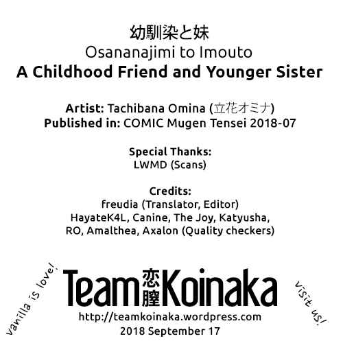 Page 37 Chapter Unknown_989f A Childhood Friend and Younger Sister