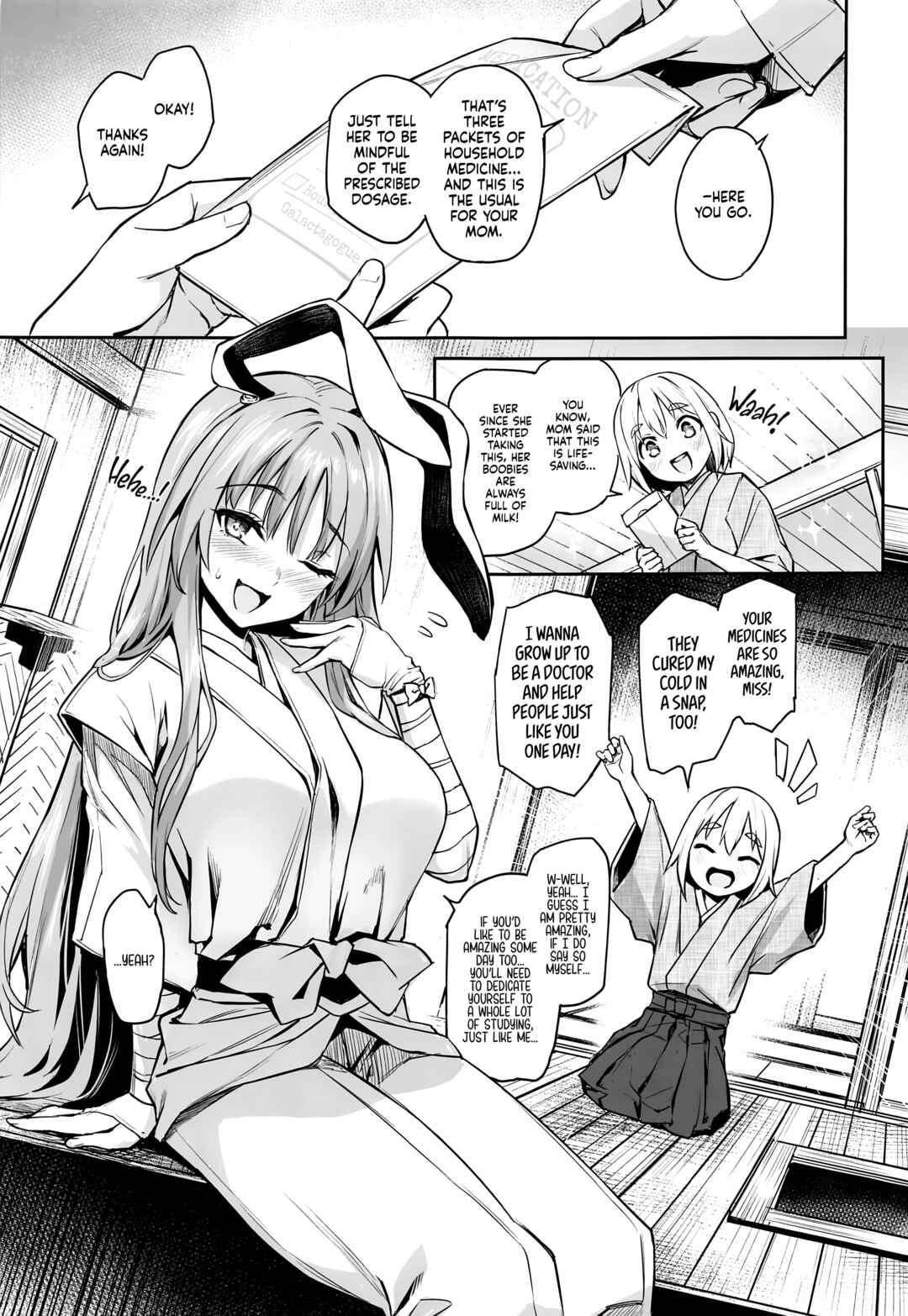 Page 3 Chapter Unknown_607a Touhou - Udonge’s Milky Overdose