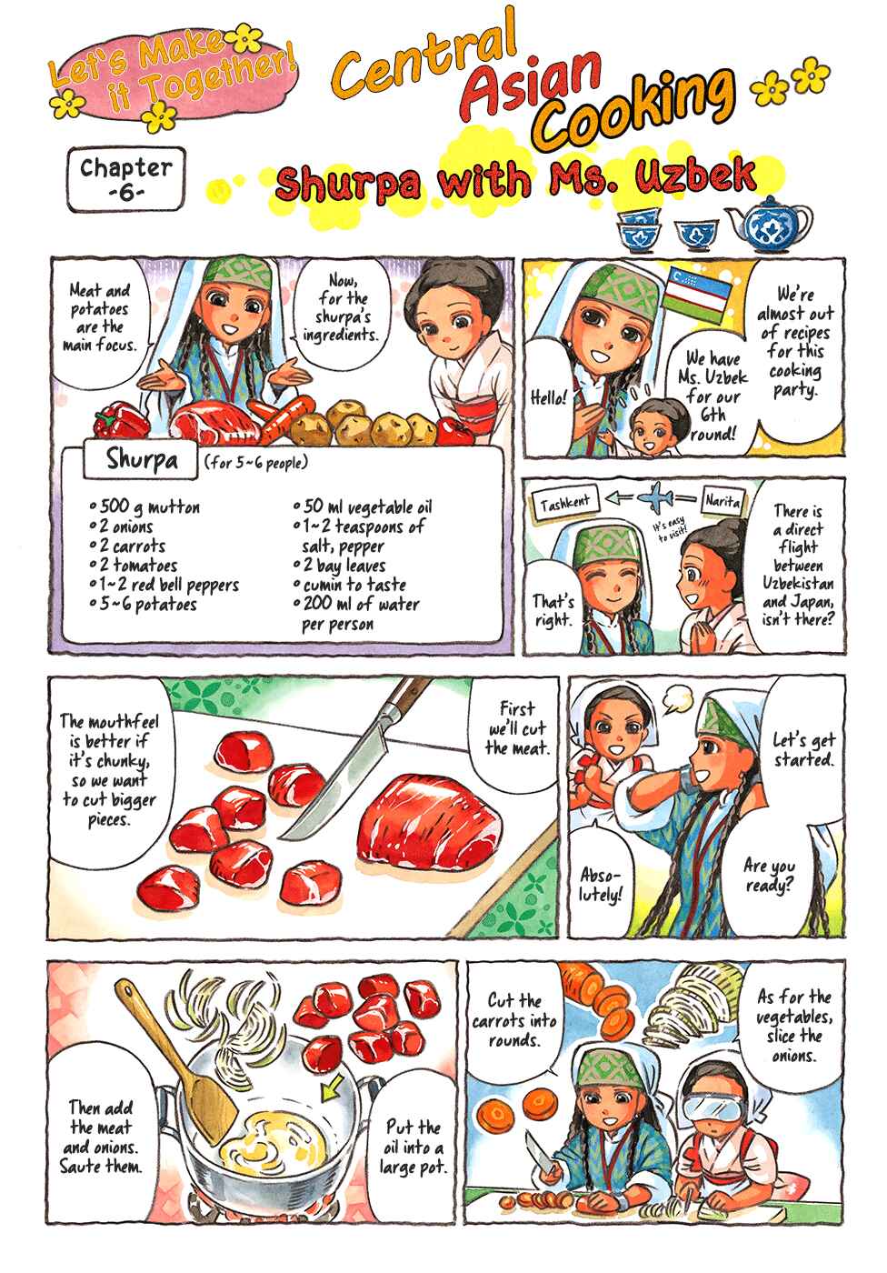 Page 1 Chapter 6 Central Asian Cooking