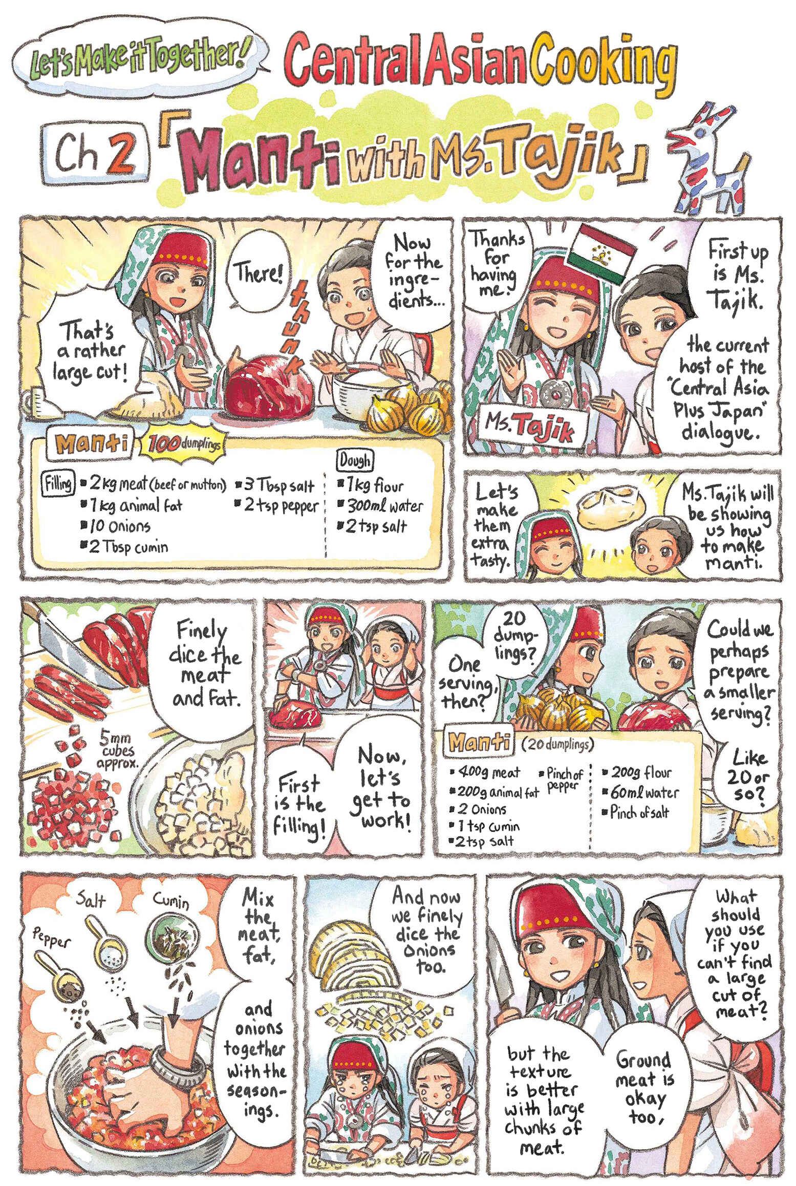 Page 1 Chapter 2 Central Asian Cooking