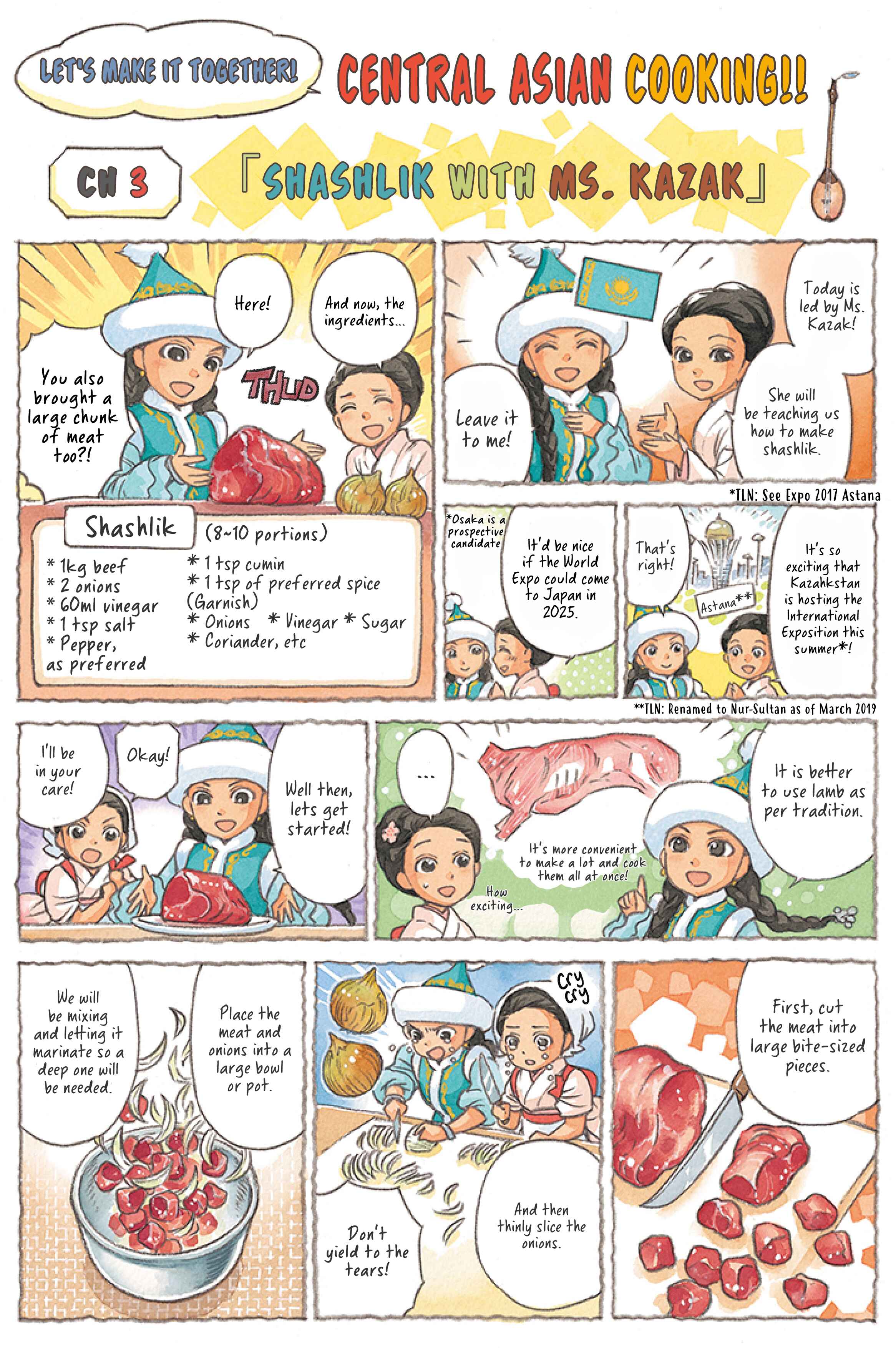 Page 1 Chapter 3 Central Asian Cooking