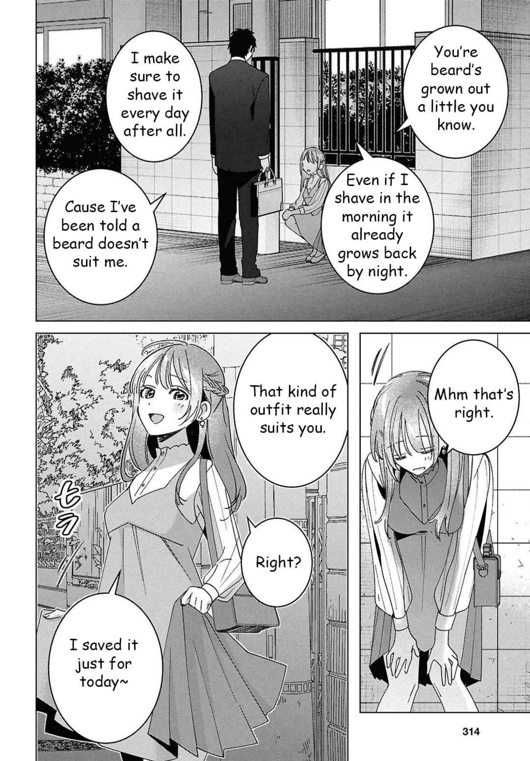 Page 39 Chapter 67 Hige wo Soru. Soshite Joshikousei wo Hirou.