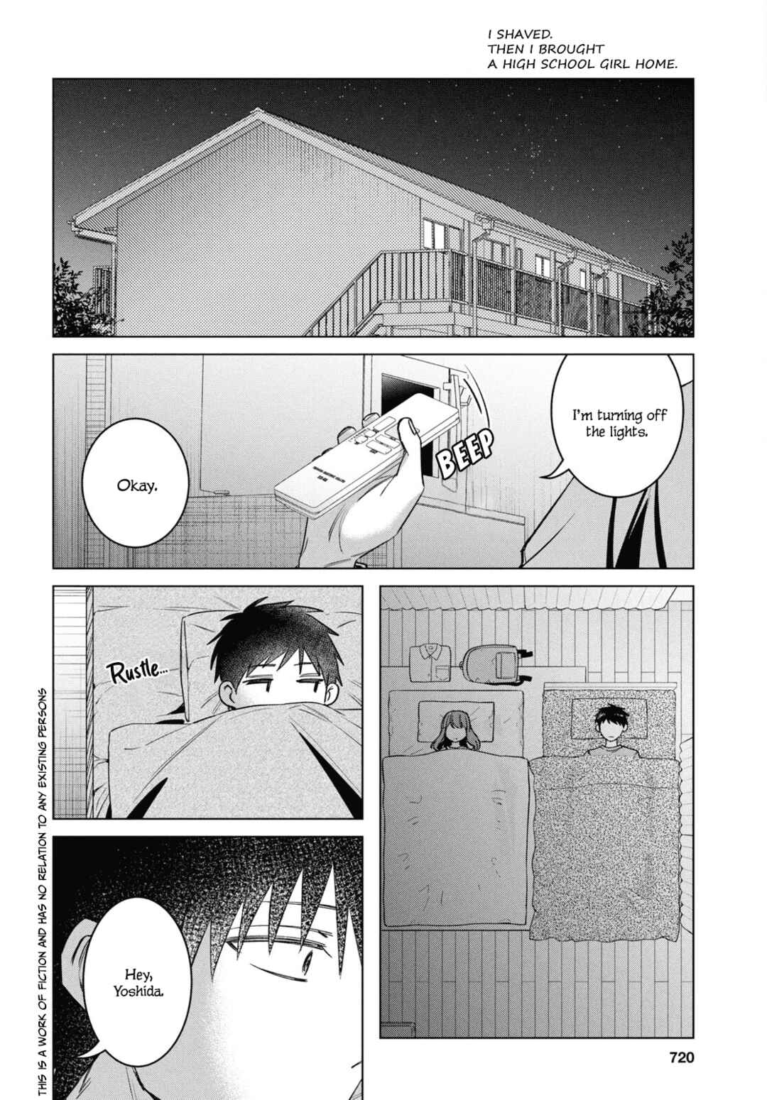 Page 4 Chapter 58 Hige wo Soru. Soshite Joshikousei wo Hirou.