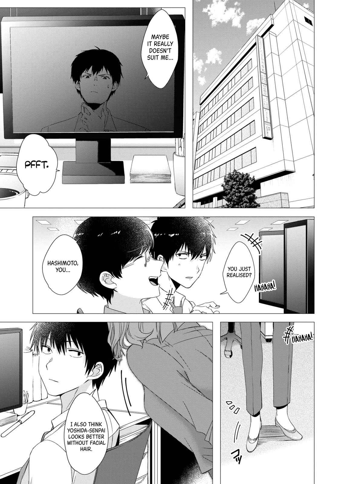 Page 8 Chapter 3 Hige wo Soru. Soshite Joshikousei wo Hirou.