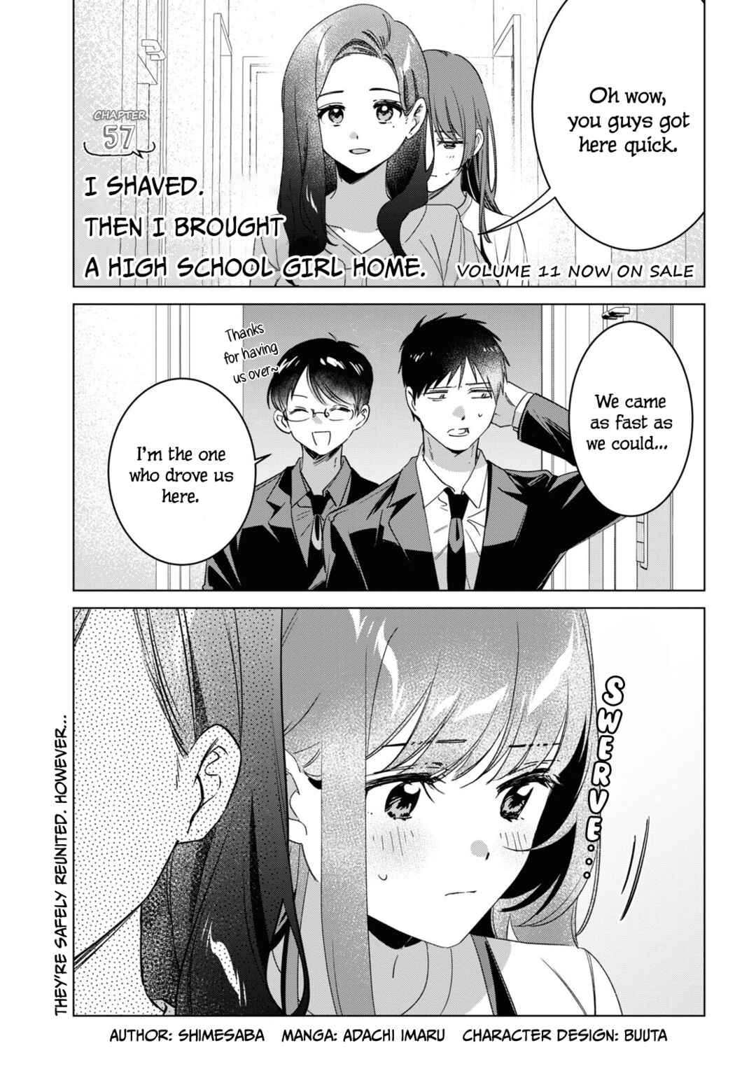 Page 3 Chapter 57 Hige wo Soru. Soshite Joshikousei wo Hirou.