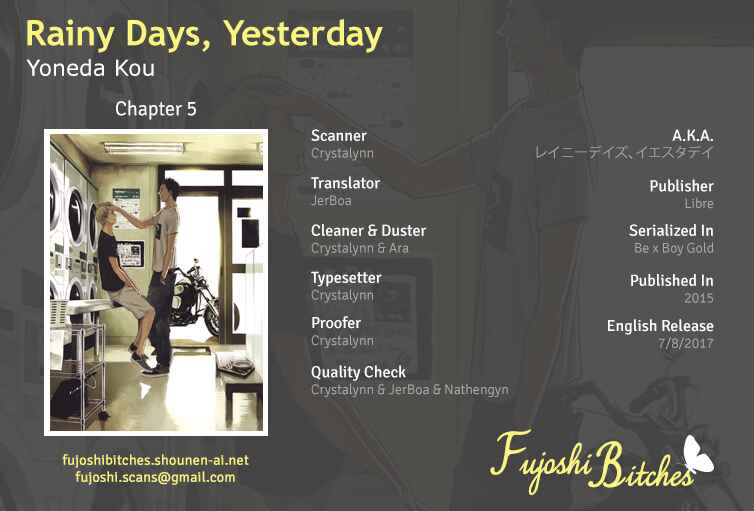 Page 1 Chapter 5 Rainy Days, Yesterday