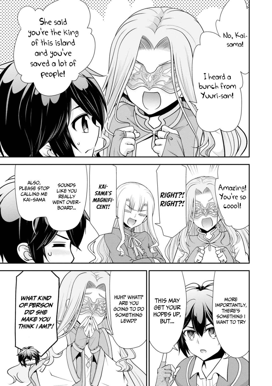 Page 12 Chapter 48 Tenohira Kaitaku Mura de Isekai Kenkokuki ~Fueteku Yome-tachi to Nonbiri Mujintou Life~