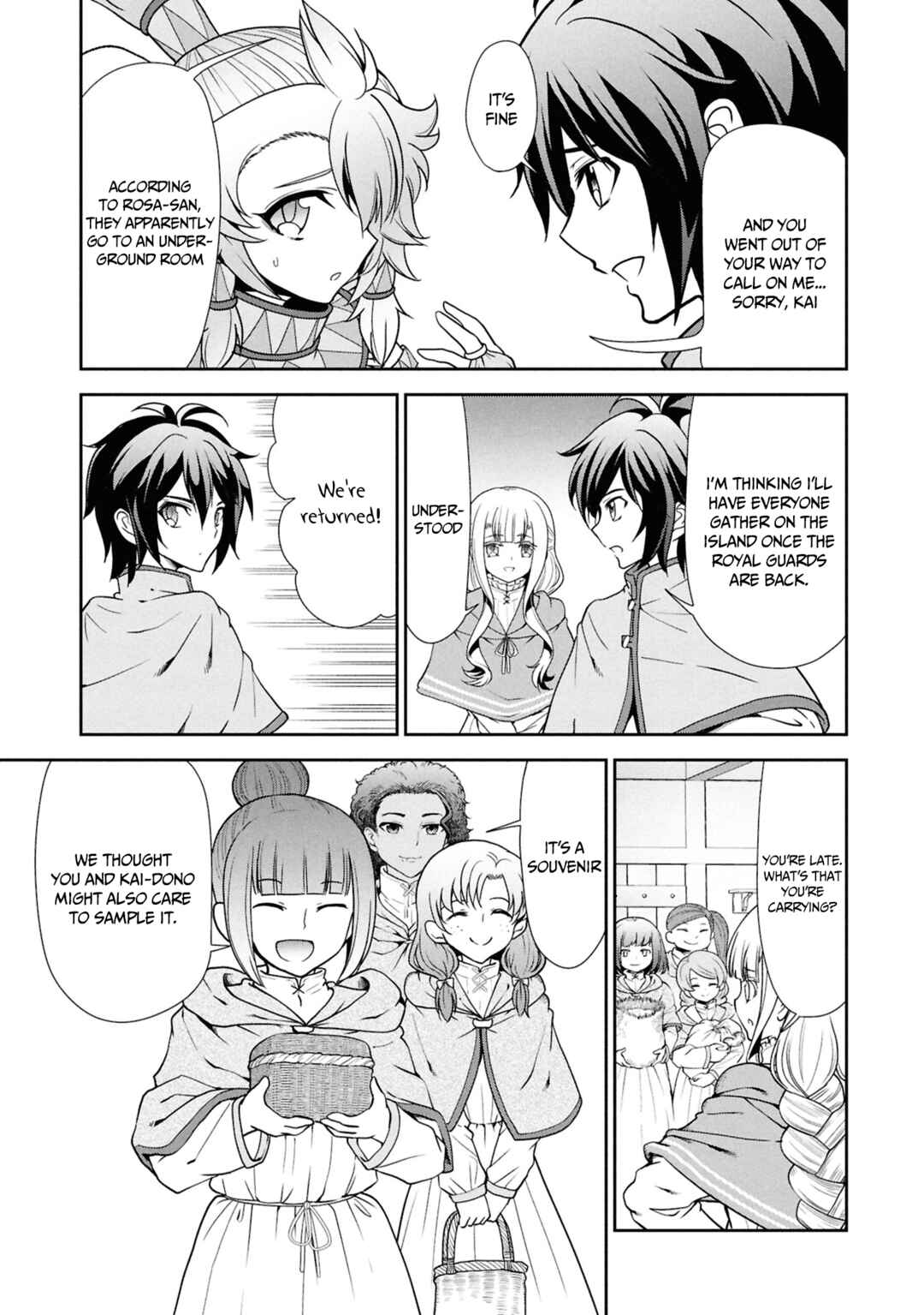 Page 8 Chapter 52 Tenohira Kaitaku Mura de Isekai Kenkokuki ~Fueteku Yome-tachi to Nonbiri Mujintou Life~