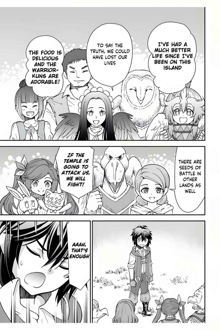 Page 18 Chapter 35 Tenohira Kaitaku Mura de Isekai Kenkokuki ~Fueteku Yome-tachi to Nonbiri Mujintou Life~