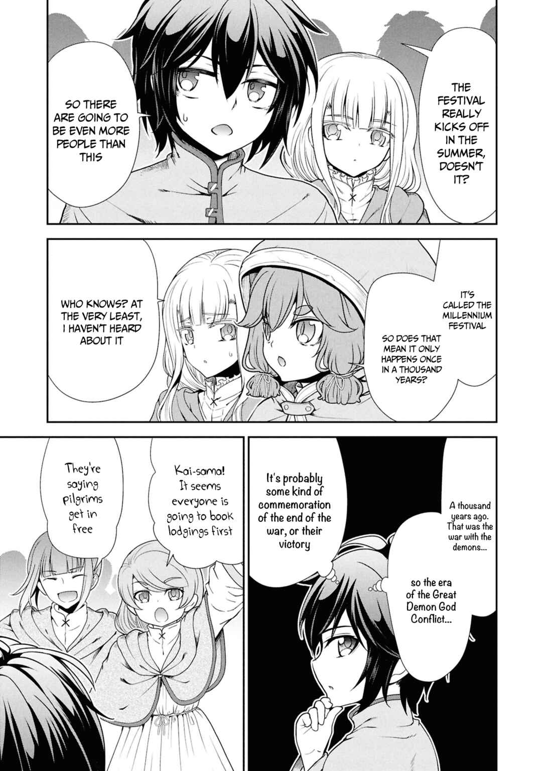 Page 4 Chapter 50 Tenohira Kaitaku Mura de Isekai Kenkokuki ~Fueteku Yome-tachi to Nonbiri Mujintou Life~