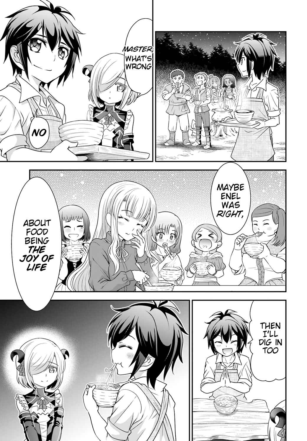 Page 24 Chapter 19 Tenohira Kaitaku Mura de Isekai Kenkokuki ~Fueteku Yome-tachi to Nonbiri Mujintou Life~