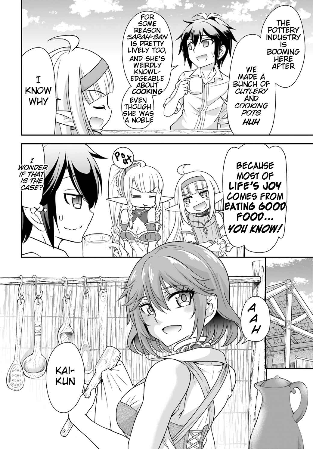 Page 7 Chapter 19 Tenohira Kaitaku Mura de Isekai Kenkokuki ~Fueteku Yome-tachi to Nonbiri Mujintou Life~