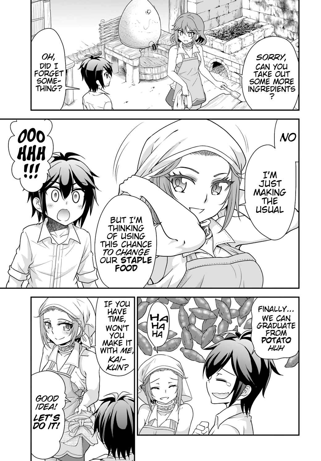 Page 8 Chapter 19 Tenohira Kaitaku Mura de Isekai Kenkokuki ~Fueteku Yome-tachi to Nonbiri Mujintou Life~