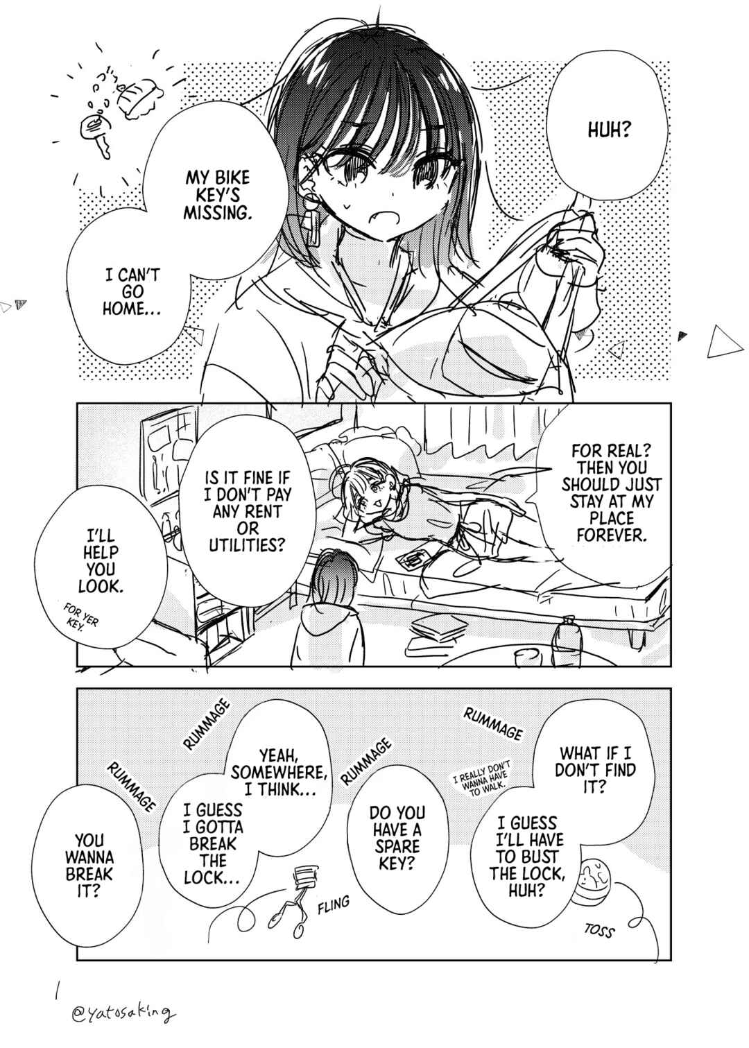 Page 1 Chapter Unknown_cfd0 Yuri na Futari no Yuri Gokko