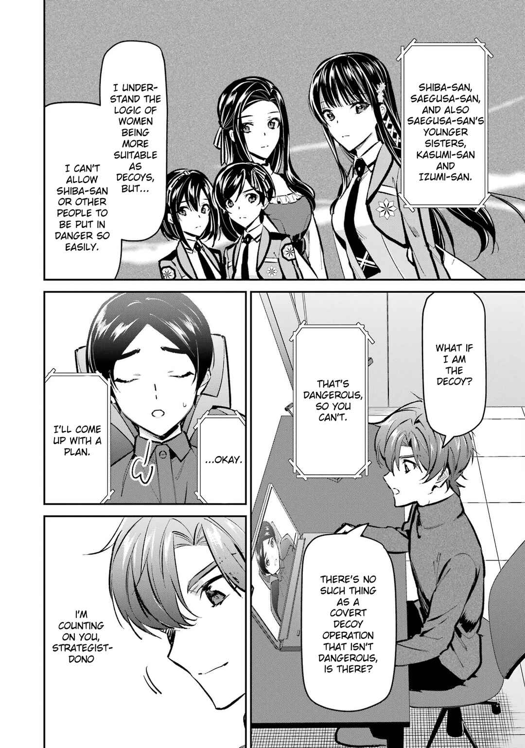Page 14 Chapter 3 Mahouka Koukou no Rettousei - Ichijou Masaki Tenkou-hen