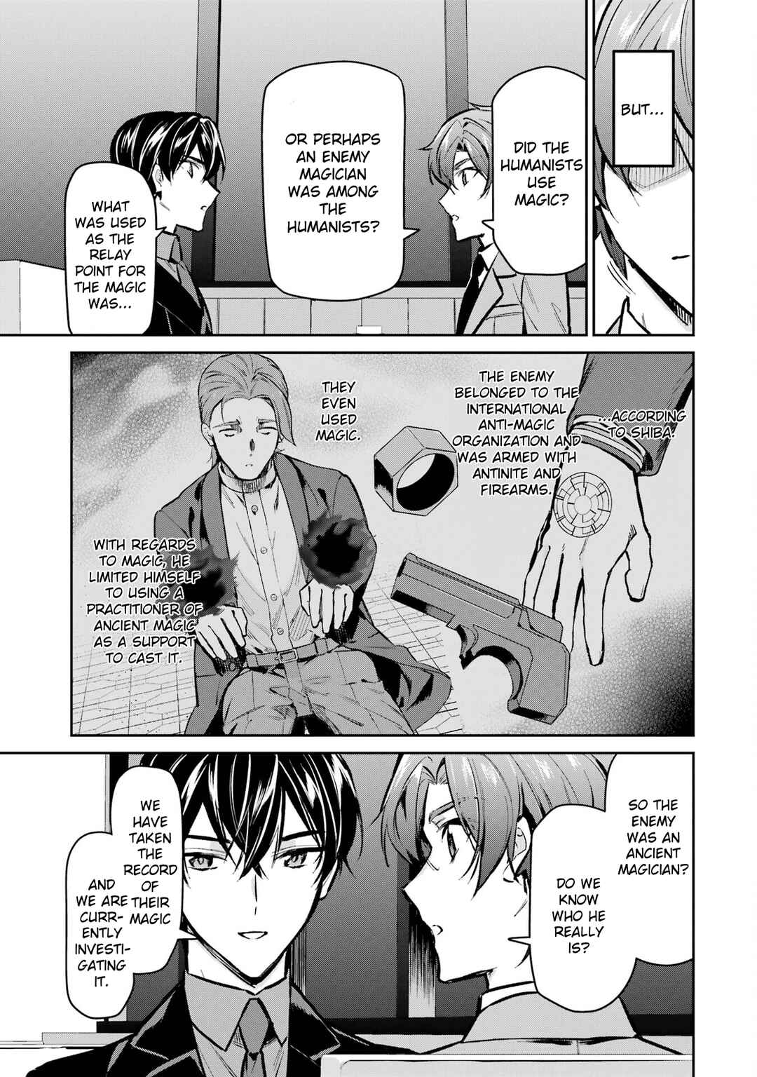 Page 19 Chapter 3 Mahouka Koukou no Rettousei - Ichijou Masaki Tenkou-hen