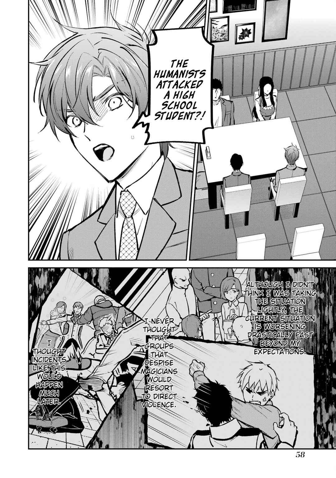 Page 8 Chapter 3 Mahouka Koukou no Rettousei - Ichijou Masaki Tenkou-hen