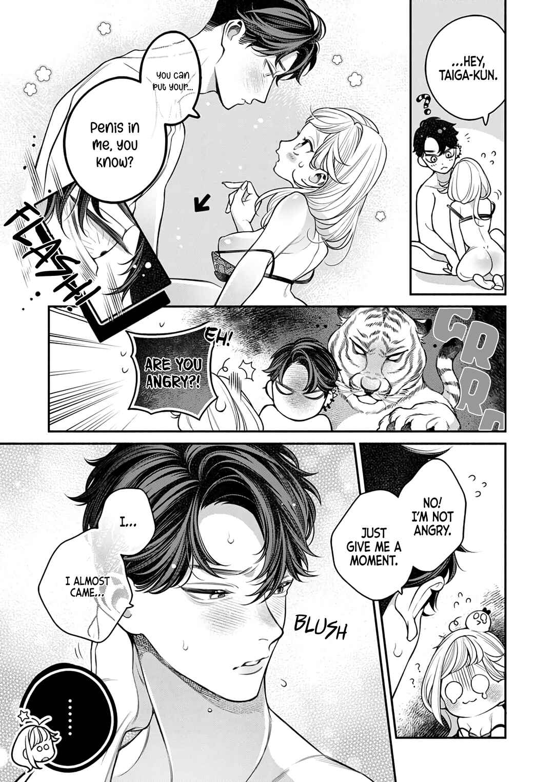 Page 10 Chapter 2 Ittemo yo ka yo? Junai Tiger wa Jikkuri Amaku Seme Ageru