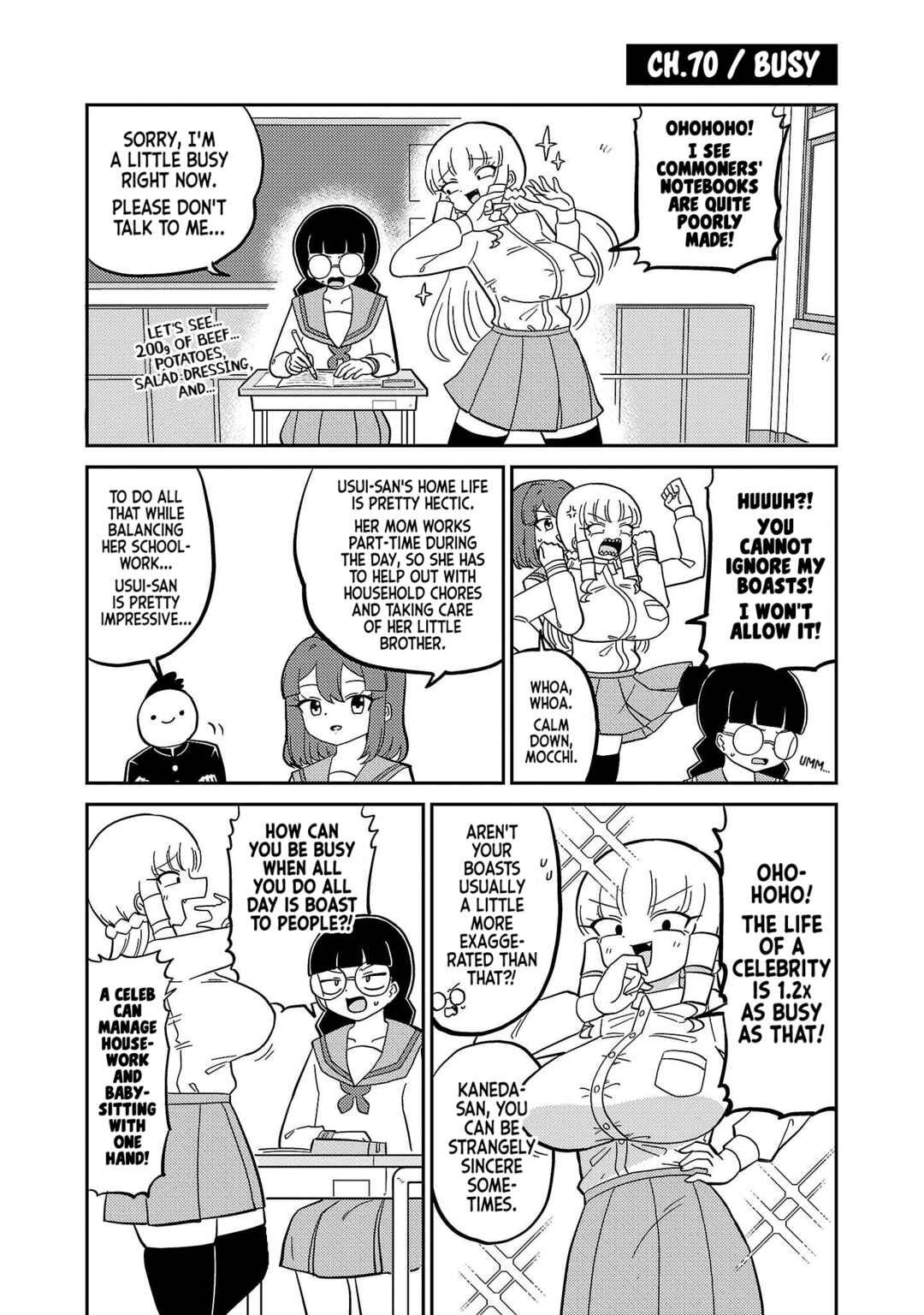 Page 1 Chapter 70 Mount Celeb Kaneda-san
