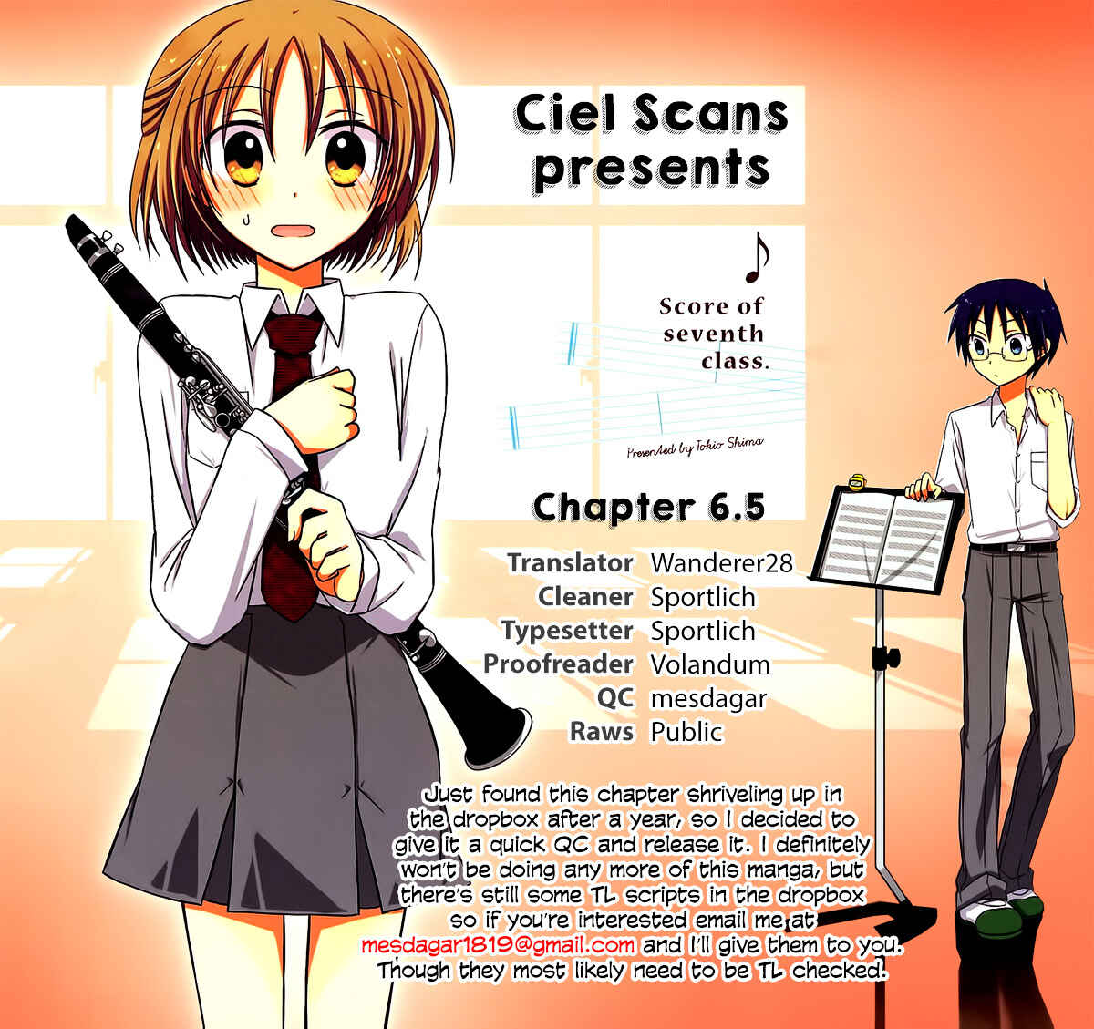 Page 1 Chapter 6.5 7 Jikanme no Note