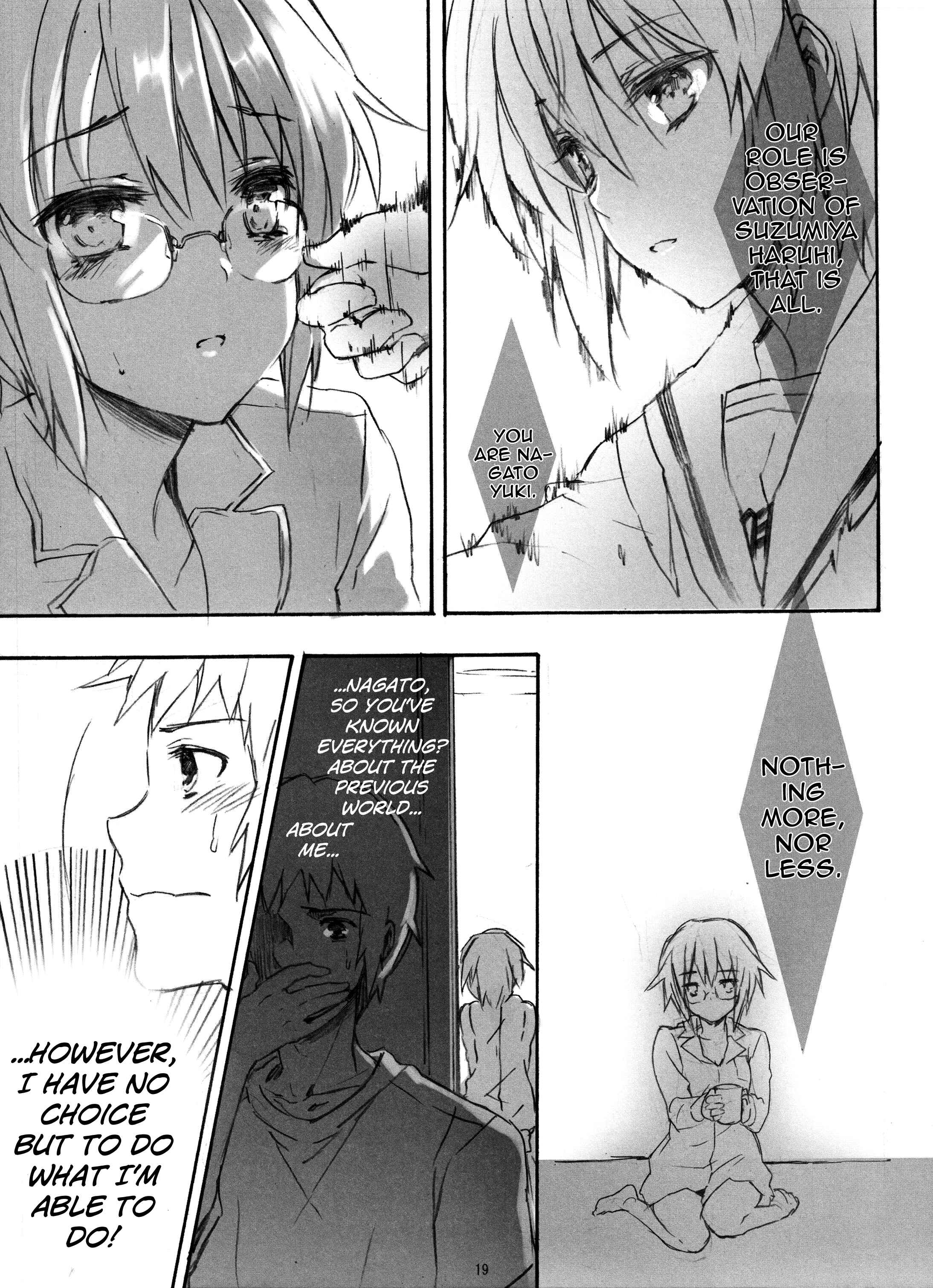 Page 19 Chapter Unknown_1442 Suzumiya Haruhi no Yuuutsu - Ima, Ai ni Yukimasu. (Doujinshi)